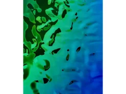 Kühlschränke<WALLFACE 27207 OCEAN Aqua Wandpaneel in Metall-Optik Holographisch Blau 2600 mm x 1000 mm x 8,24 mm 2,6 m2 Blau