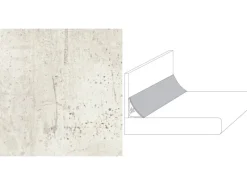 Hot Wandabschlussleiste Plus 300 x 3 cm (BN 230) Beton Weiß