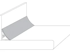 Küchenrückwände<Wandabschlussleiste Plus 59 cm x 3 cm Windeiche Honig (EIV971 LO)