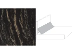 Online Wandabschlussleiste System Plus 59 cm x 3 cm Marmor St. Laurent (C172 SI)