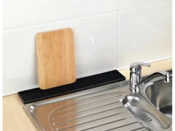 Wenko Abtropfgestelle|Schneidebretter<Abtropfmatte Slim 42 cm Schwarz