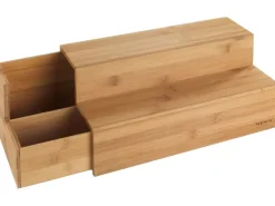 Wenko Bambus Treppe für Kaffee und Tee 33 cm x 17,5 cm x 15 cm< Küchen-Ordnungssysteme|Küchenregale