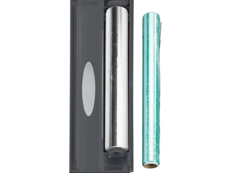 Wenko Folienschneider Perfect-Cutter 38 cm x 5,2 cm x 6,7 cm Anthrazit< Küchenhelfer