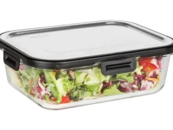 Wenko Vorratsdosen|Vorratsbehälter<Glas Frischhaltedose Steel Black Outdoor Kitchen 1,5 l