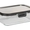 Wenko Vorratsdosen|Vorratsbehälter<Glas Frischhaltedose Steel Black Outdoor Kitchen 1 l