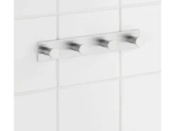 Wenko Hakenleiste Celano Quadro mit 4 Haken Edelstahl Rostfrei< Küchenhelfer
