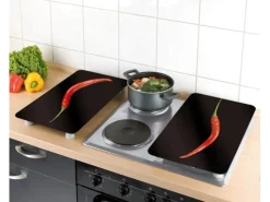 Online Wenko Herdabdeckplatten Universal Hot Peperoni 2er-Set Mehrfarbig