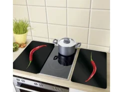 Online Wenko Herdabdeckplatten Universal Hot Peperoni 2er-Set Mehrfarbig