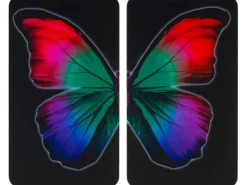 Wenko Herdabdeckplatten Universal Butterfly by Night 2er Set Mehrfarbig< Herdabdeckungen|Kochfelder