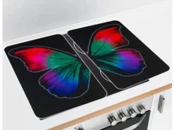 Wenko Herdabdeckplatten Universal Butterfly by Night 2er Set Mehrfarbig< Herdabdeckungen|Kochfelder