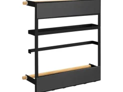 Wenko Küchenregal Magna Schwarz< Küchenregale|Küchenhelfer