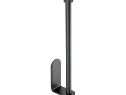 Wenko Küchenrollenhalter Nio Selbstklebend 27,5 cm x 4,5 cm x 7 cm Schwarz< Küchenhelfer