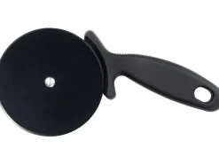 Wenko Küchenhelfer<Pizzaschneider Volo Edelstahl 21 cm x 1 cm x 9,5 cm Schwarz