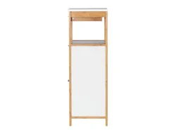 Wenko Regal Finja aus Bambus mit 2 Ablagen 34 x 89 x 30 cm Braun< Küchenregale
