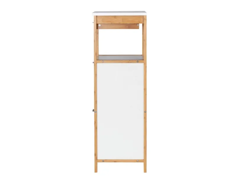 Wenko Regal Finja aus Bambus mit 2 Ablagen 34 x 89 x 30 cm Braun< Küchenregale