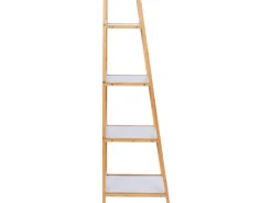 New Wenko Regal Finja Bambus Braun mit 4 Etagen