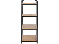 Wenko Küchenregale<Regal Loft Bambus Braun mit 4 Etagen
