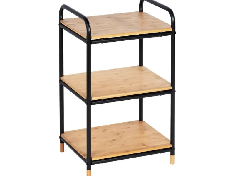 Wenko Regal Loft Bambus Braun mit 3 Etagen