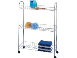 Wenko Rollregal Slim Chrom< Küchenregale
