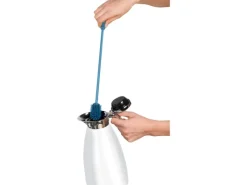 Wenko Küchenhelfer<Silikon Flaschenbürste 38 cm Blau