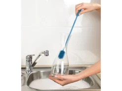 Wenko Küchenhelfer<Silikon Flaschenbürste 38 cm Blau