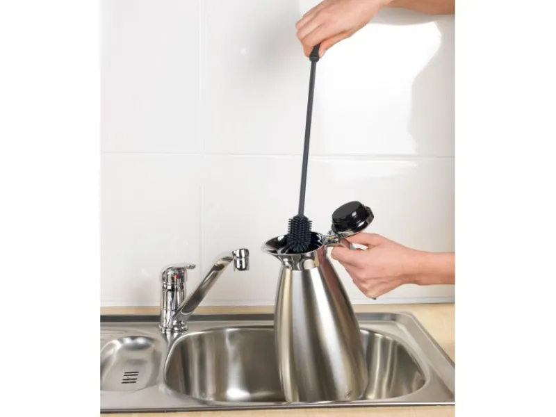 Hot Wenko Silikon Flaschenbürste 38 cm Anthrazit