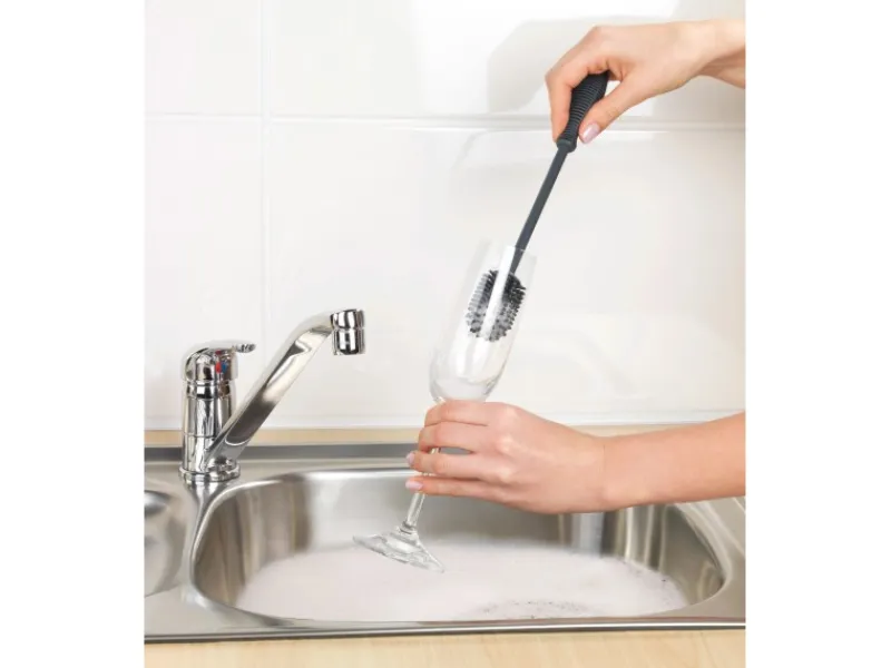 Wenko Silikon Spülbürste 25 cm Anthrazit< Küchenhelfer