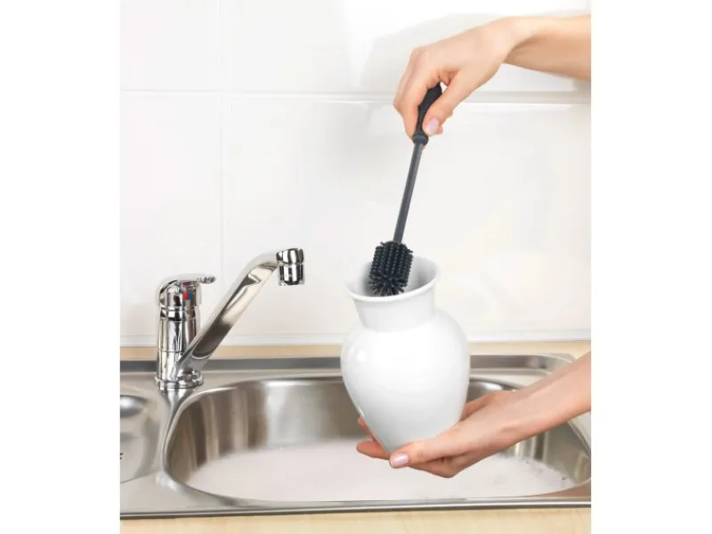 Wenko Silikon Spülbürste 25 cm Anthrazit< Küchenhelfer