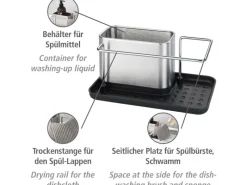 Wenko Küchenhelfer<Spülorganizer Orio Edelstahl
