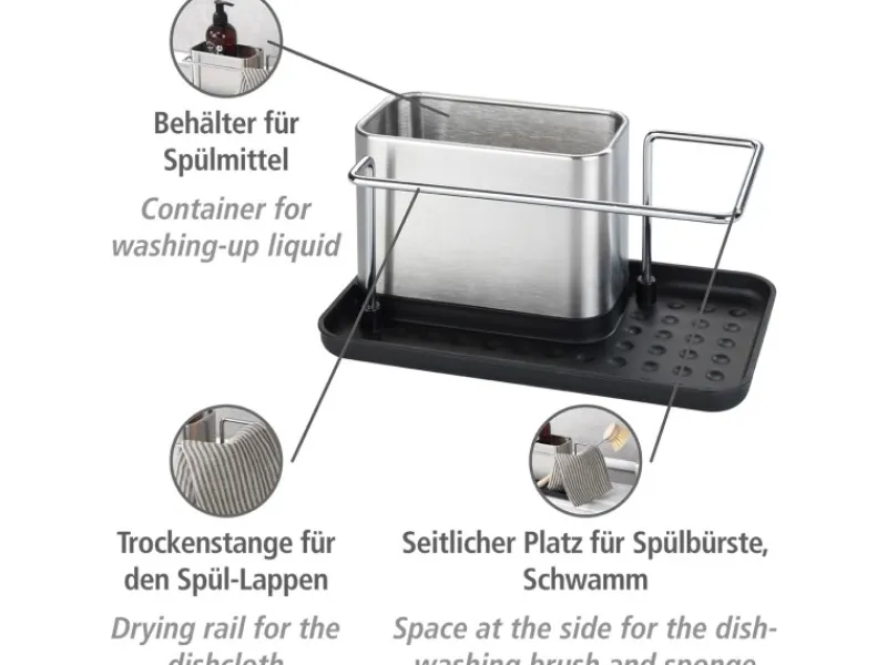 Wenko Küchenhelfer<Spülorganizer Orio Edelstahl