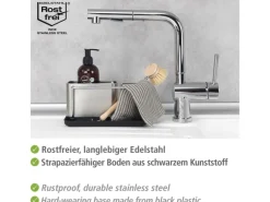 Wenko Küchenhelfer<Spülorganizer Orio Edelstahl