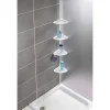 Wenko Teleskop-Regal Opal Stahl Weiß lackiertes Metall 19,5 x 85-250 x 26 cm< Küchenregale