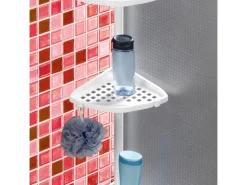 Wenko Teleskop-Regal Opal Stahl Weiß lackiertes Metall 19,5 x 85-250 x 26 cm< Küchenregale