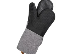 Wenko Topfhandschuhe Ada 2er-Set Silikon-Handflächen Schwarz< Herde