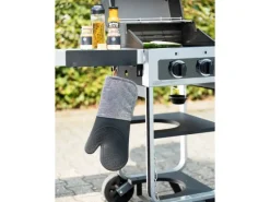 Wenko Topfhandschuhe Ada 2er-Set Silikon-Handflächen Schwarz< Herde