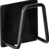 Wenko Universal-Halter Edea Edelstahl 5 cm x 5 cm x 3,5 cm Schwarz< Küchenhelfer|Schneidebretter
