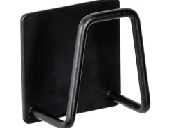 Wenko Universal-Halter Edea Edelstahl 5 cm x 5 cm x 3,5 cm Schwarz< Küchenhelfer|Schneidebretter