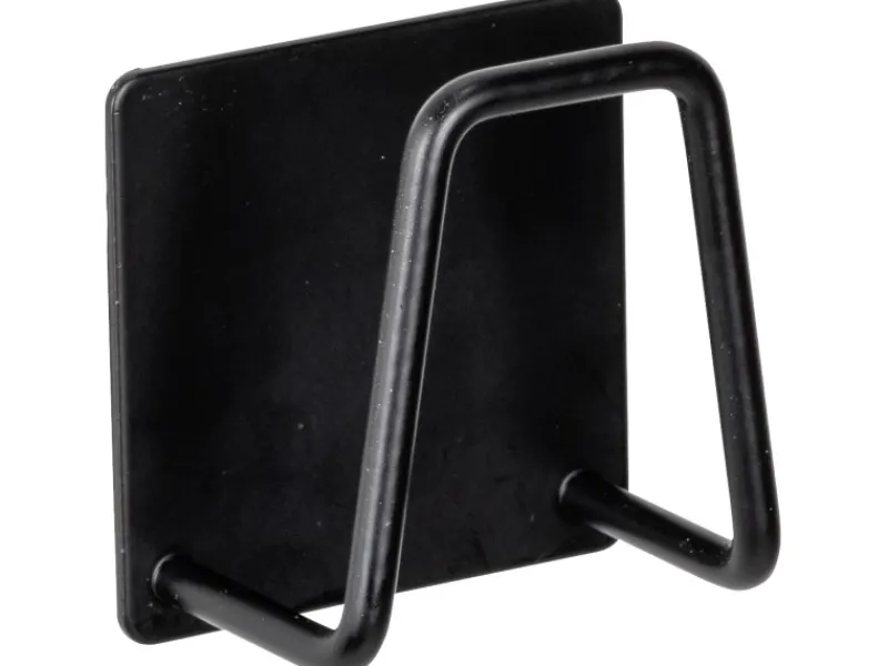 Wenko Universal-Halter Edea Edelstahl 5 cm x 5 cm x 3,5 cm Schwarz< Küchenhelfer|Schneidebretter