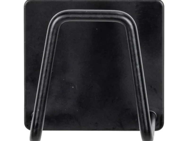 Wenko Universal-Halter Edea Edelstahl 5 cm x 5 cm x 3,5 cm Schwarz< Küchenhelfer|Schneidebretter