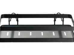 Wenko Küchenregale|Vorratsdosen<Universalregal Gala 6 cm x 25 cm x 12 cm Schwarz