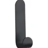 Wenko Wandhaken Monel Edelstahl 1,8 cm x 10,5 cm x 2 cm Schwarz-Matt 2 Stück< Küchenhelfer