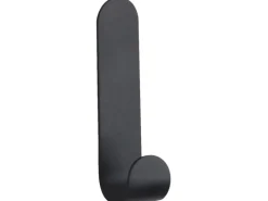 Wenko Wandhaken Monel Edelstahl 1,8 cm x 10,5 cm x 2 cm Schwarz-Matt 2 Stück< Küchenhelfer