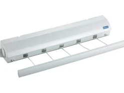 Wenko Wand-Wäscheleinen Ausziehbar Weiß 7 cm x 47,5 cm x 7 cm< Wäschetrockner