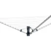 Wenko Wand-Wäschespinne Aluminium 195 cm x 42 cm x 104 cm Trockenlänge 18 m< Wäschetrockner
