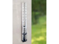 Wenko Wand-Wäschespinne Aluminium 195 cm x 42 cm x 104 cm Trockenlänge 18 m< Wäschetrockner