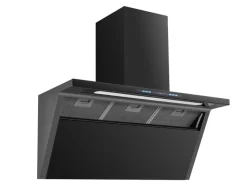 Best Wolkenstein Dunstabzugshaube WS55-90A++GCB Schwarz