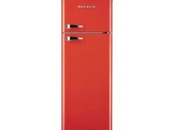 Wolkenstein Retro-Kühl-Gefrierkombination GK212.4RT Feuer EEK: E< Kühlschränke