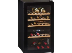 Wolkenstein Weintemperierschrank WTS49DW Schwarz EEK: G< Kühlschränke|Gefrierschränke