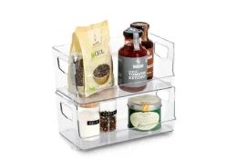 New Zeller Aufbewahrungsboxen-Set Kunststoff 2-teilig Transparent