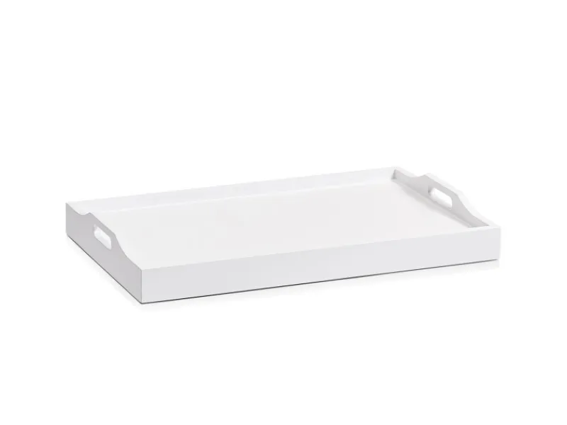 Hot Zeller Betttablett MDF 27 cm x 35,5 cm x 56,5 cm Weiß